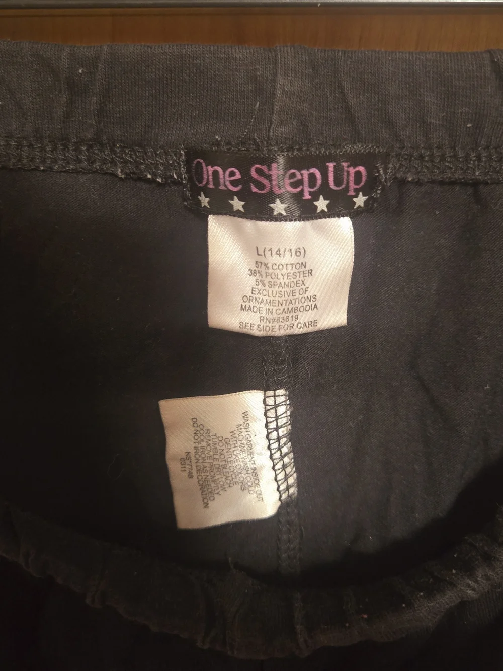 ONE STEP UP FASHION BLACK GIRL PANTS
